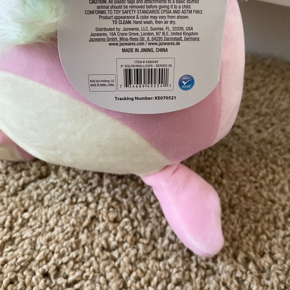 NWT 8” Squishmallows Caparinne the Bigfoot Yeti - Picture 3 of 3